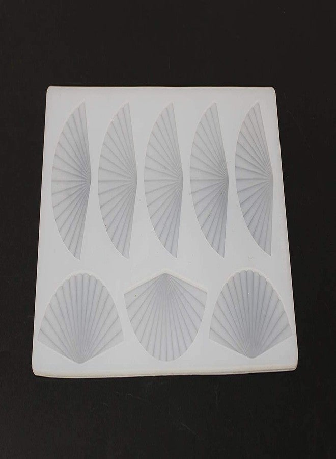 T H BAKEWARE Silicone Chocolate Garnishing Mold, White, Design-8