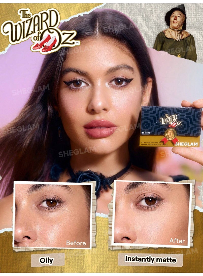 SHEGLAM The Wizard of OZ™ If I Only Had A Brain Oil Blotters Sheets  - Image 4