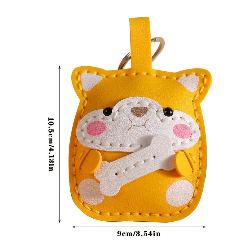 Kitten DIY Wallet Making Supplies Hand Sewn Cartoon Bag Charm Semi Finished Keychain - Image 4