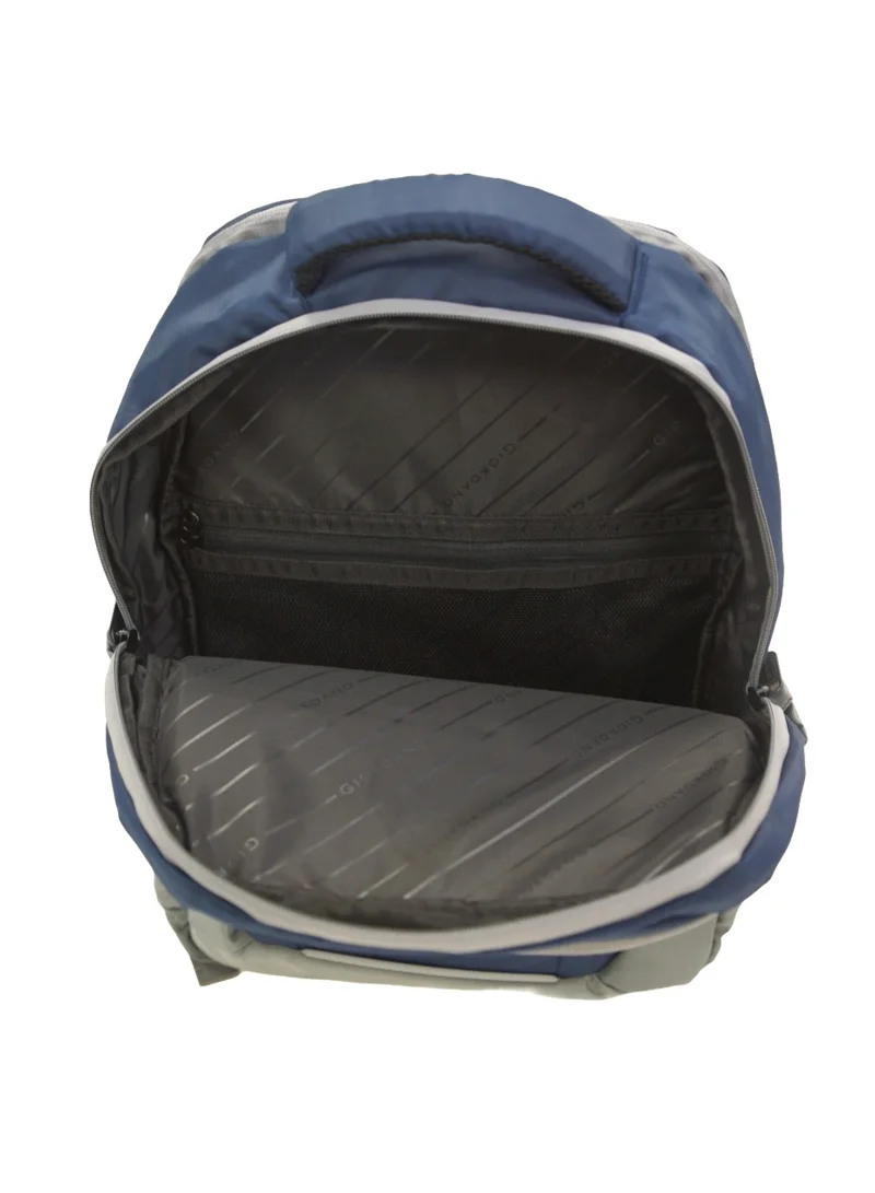 جيوردانو Giordano Orion Backpack Blue Grey 19-Inches, Travel-Friendly & Versatile Lightweight Bag with Multi-Compartment, Laptop Padding – Ideal Bag for Men Women Office Work Outdoor
