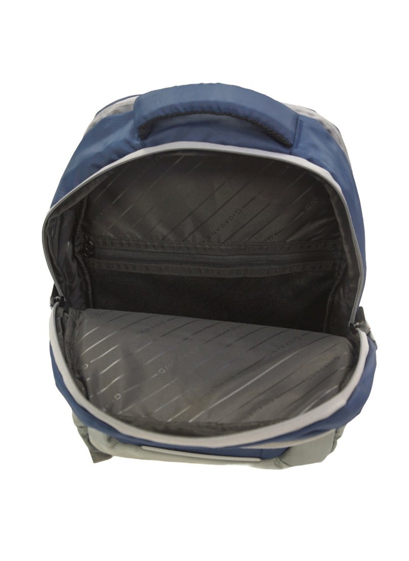 GIORDANO - Giordano Orion Backpack Blue Grey 19-Inches, Travel-Friendly & Versatile Lightweight Bag with Multi-Compartment, Laptop Padding – Ideal Bag for Men Women Office Work Outdoor - Image 1