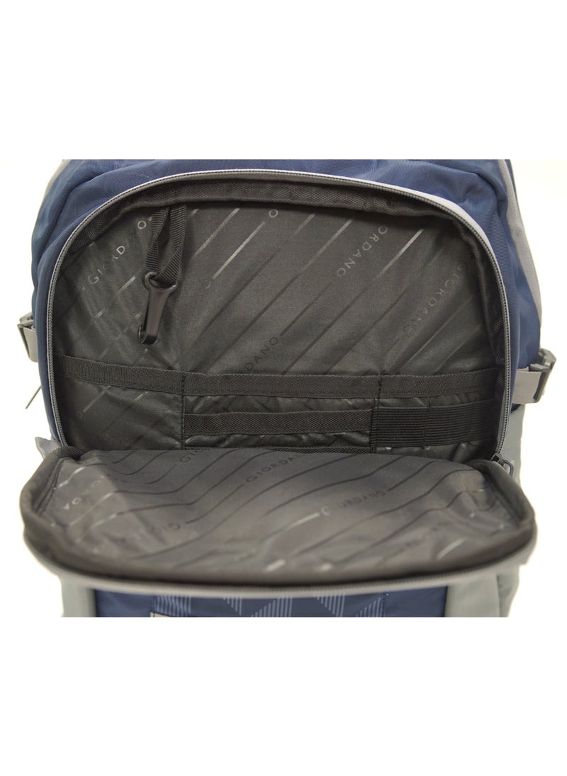 GIORDANO - Giordano Orion Backpack Blue Grey 19-Inches, Travel-Friendly & Versatile Lightweight Bag with Multi-Compartment, Laptop Padding – Ideal Bag for Men Women Office Work Outdoor - Image 1