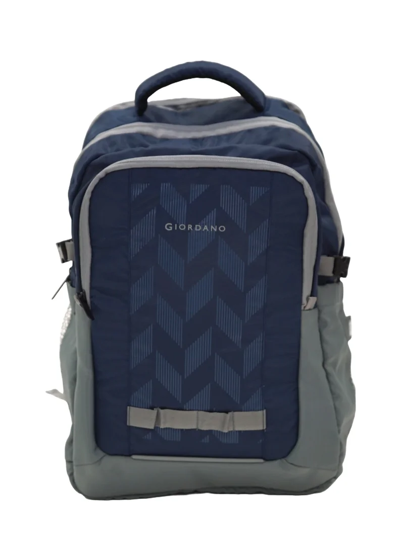 GIORDANO Giordano Orion Backpack Blue Grey 19-Inches, Travel-Friendly & Versatile Lightweight Bag with Multi-Compartment, Laptop Padding – Ideal Bag for Men Women Office Work Outdoor