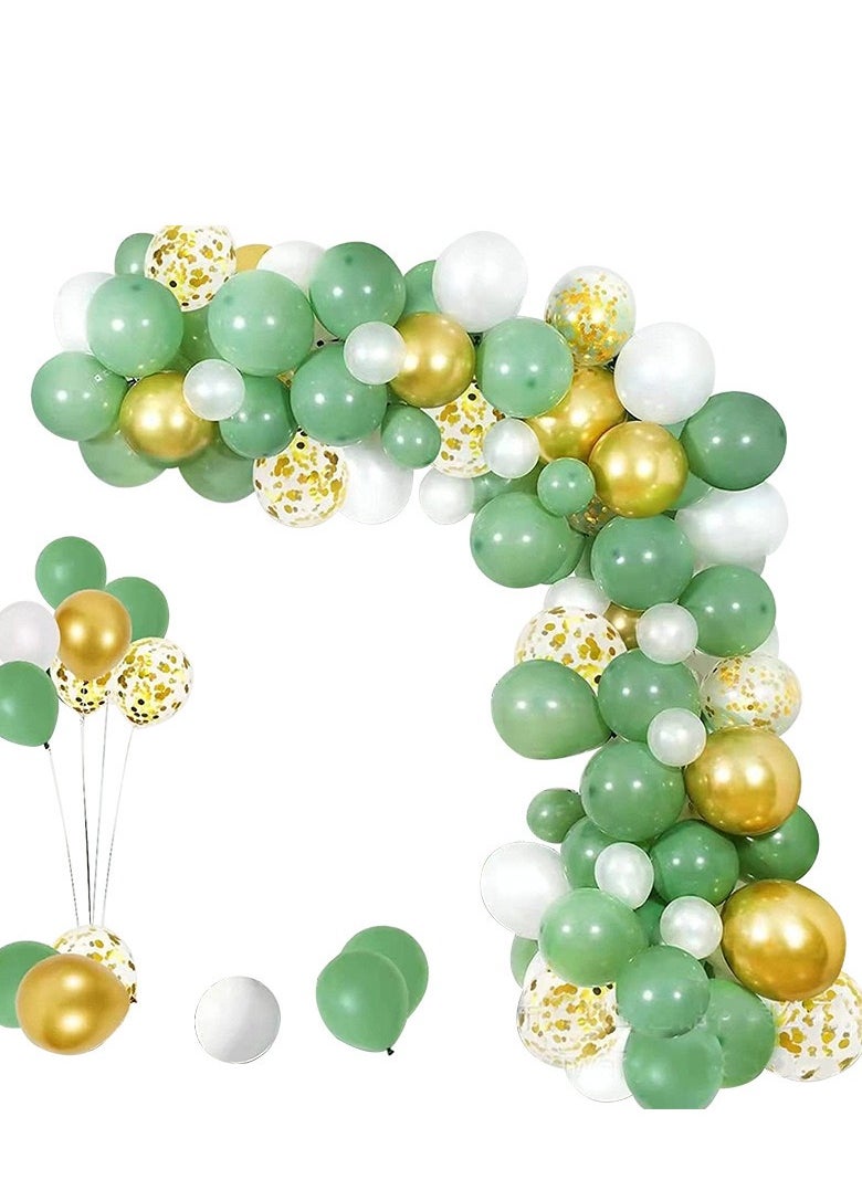 xppier 72pcs Green Balloon Garland Kit  - Image 2