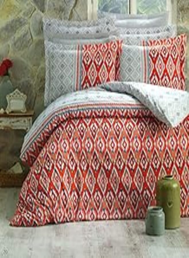 Family Bed Cotton Floral Comforter 2Pcs 180x240cm 164