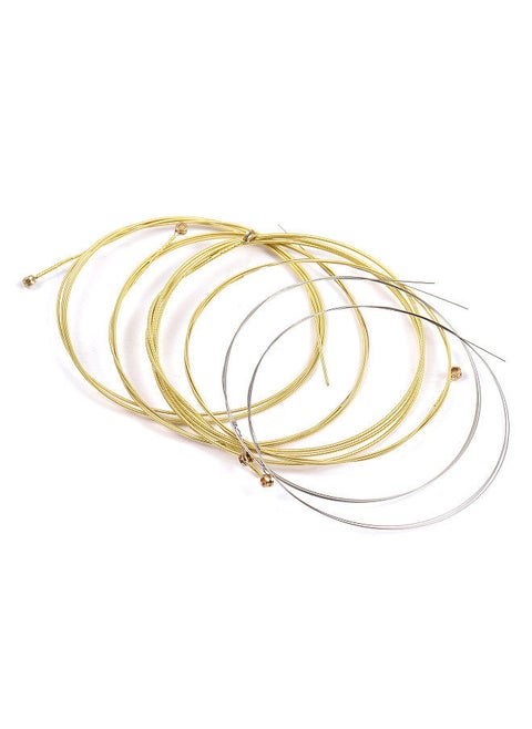 6 Pcs Guitar Strings Acoustic Guitar Strings Steel Core Rust Proof Coated String For 6 String Guitar