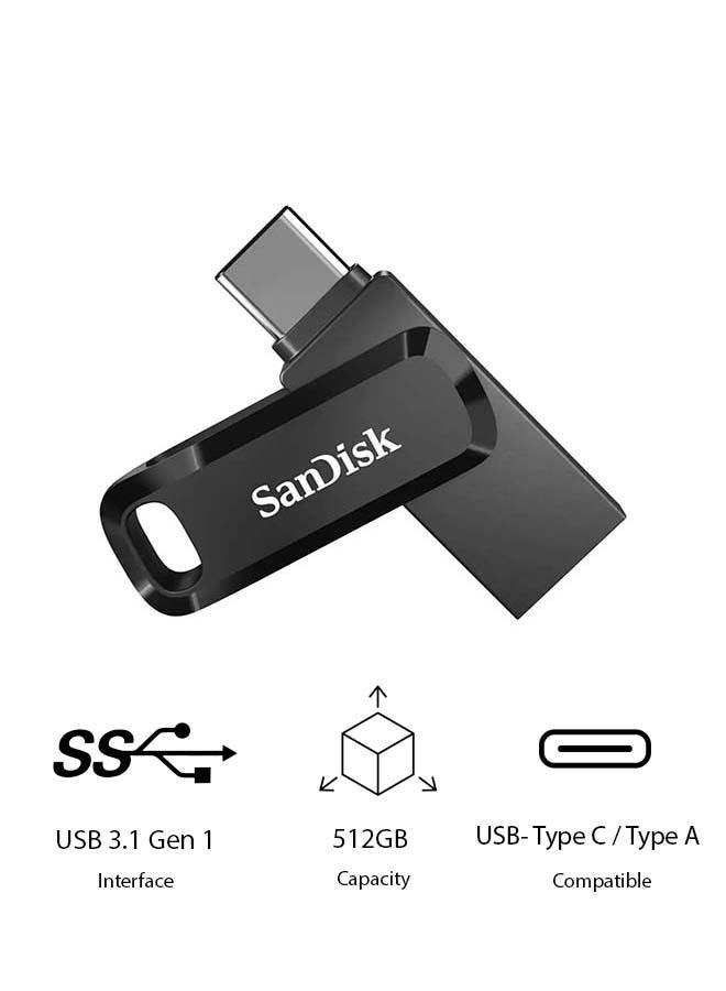 512GB Phone Drive for Android - The 2-in-1 USB for Smartphones, Tablets, and Computers - Thumb Drive with USB Type-C and Type-A Connectors - SDDDC6-512G-G46 512 GB - Image 1