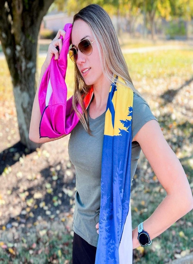 Gone For a Run Running Performance Hooded Seat Cover Towel | Happy Hour - Image 4