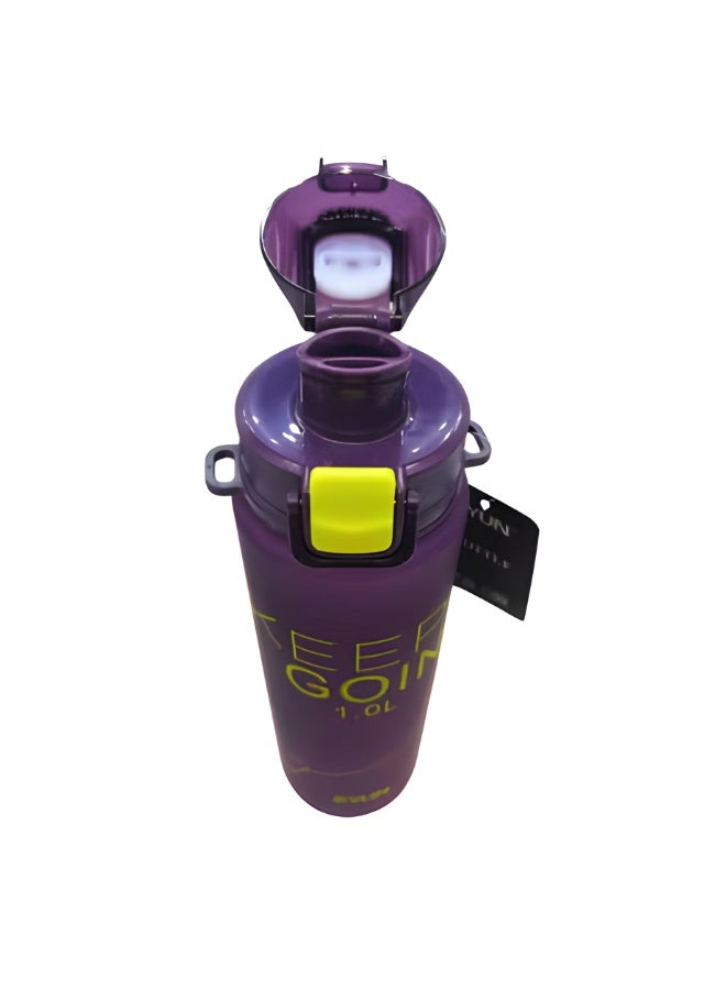 Twisoo Sports Water Bottle - Leak Proof and Hygienic Tritan Water Bottle, BPA Free with Food Grade Plastic and Silicone, Perfect for Office, Gym, Durable for Daily Use (Purple  ) - Image 4