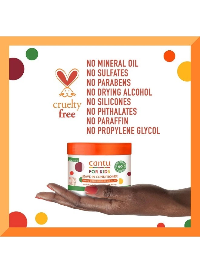 CANTO Care Conditioning Detangler 177ml + Kids Leave-in Conditioner, Gentle Care for Textured Hair, Sulfate-free and Gluten-free, 283g - Image 4