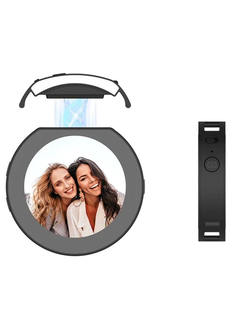 Magnetic Phone Selfie Monitor with Bluetooth Remote Control, HD Screen Display, Phone & Android Compatible, Wireless Screen Mirroring