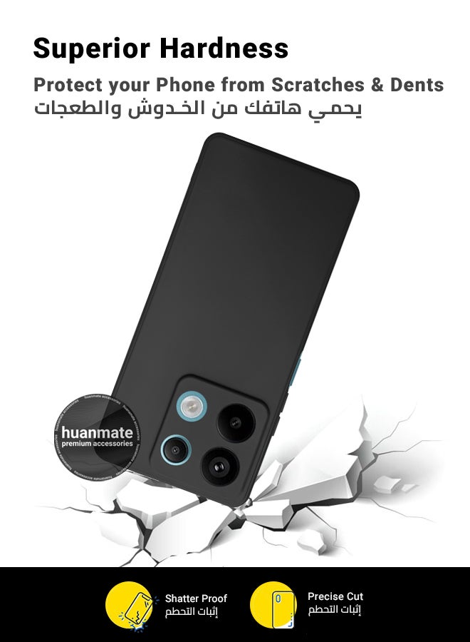 حافظة لهاتف شاومي ريدمي نوت 13-5 جي أخضر - سيليكون تي بي يو ممتاز 2.0 مم، حماية معززة للكاميرا مع درع العدسة، غطاء مقاوم للصدمات ومقاوم للماء لهاتف شاومي ريدمي نوت 13-5 جي
