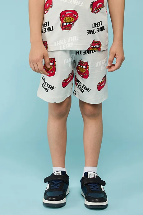 أر أند بي 2 Pack Cars Print Shorts with Drawstring Waist