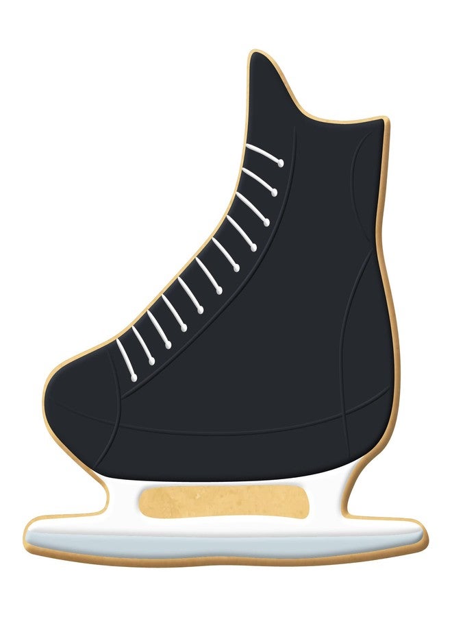 Foose Ice Skate Cookie Cutter 3.75 Inch -Tin Plated Steel Cookie Cutters - Ice Skate Cookie Mold - Image 2