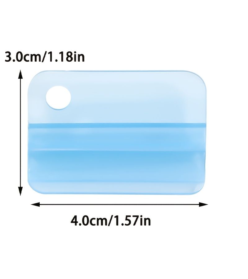 Plastic Mini Clips 50pcs Blue Multipurpose Durable Decorative Office Organizers - Image 2