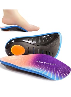 BIGTHREE Plantar Fasciitis Arch Support Inserts, 3/4 Orthotics Shoe Insoles for Plantar Fasciitis, Flat Feet, Over-Pronation, High Arch (XL, 43-44)  - Image 1