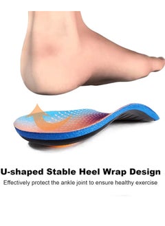 BIGTHREE Plantar Fasciitis Arch Support Inserts, 3/4 Orthotics Shoe Insoles for Plantar Fasciitis, Flat Feet, Over-Pronation, High Arch (XL, 43-44)  - Image 2