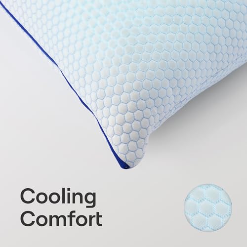 Nectar Tri-Comfort Cooling King Pillow - Adjustable Support & Firmness - Cooling Cover - Pressure Relief - Helps Reduce Neck Pain - Premium Memory Foam & Microfiber Down Alternative - Image 4