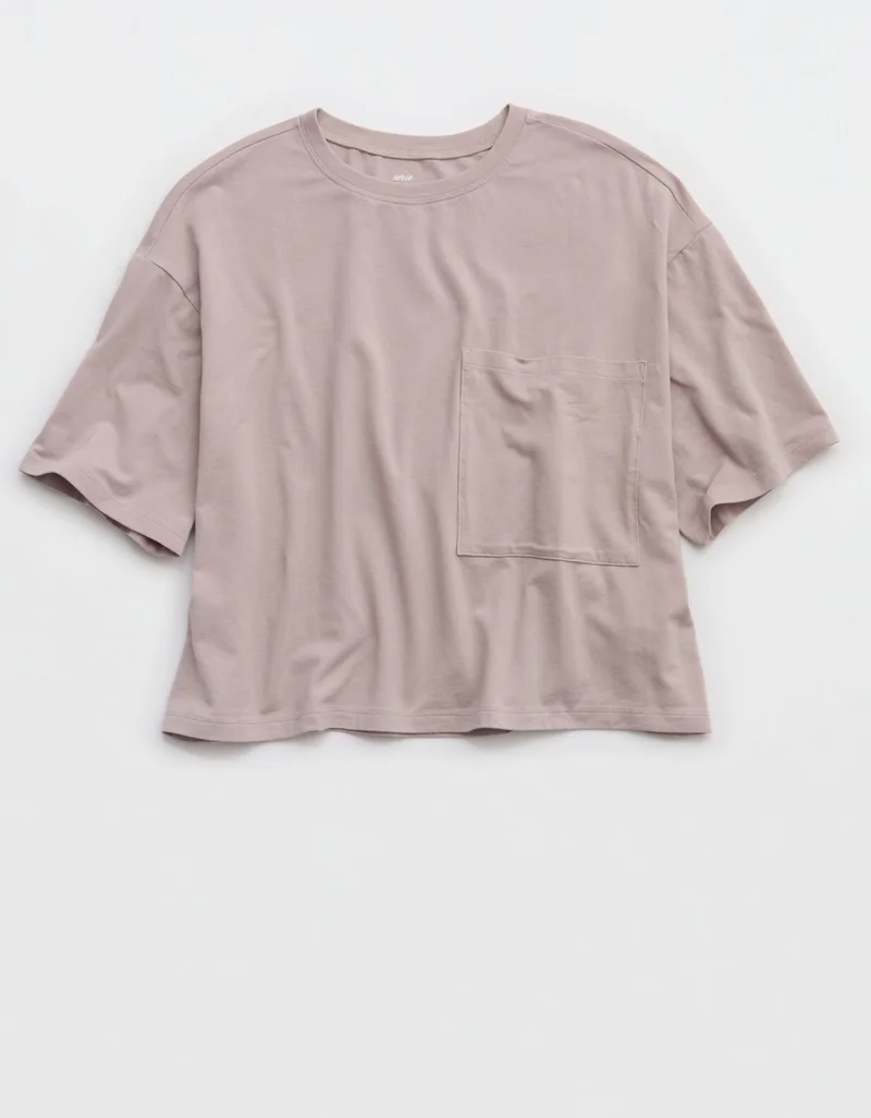 Aerie  Aerie Dream Jersey Short Sleeve T-Shirt for Women | Best Price UAE