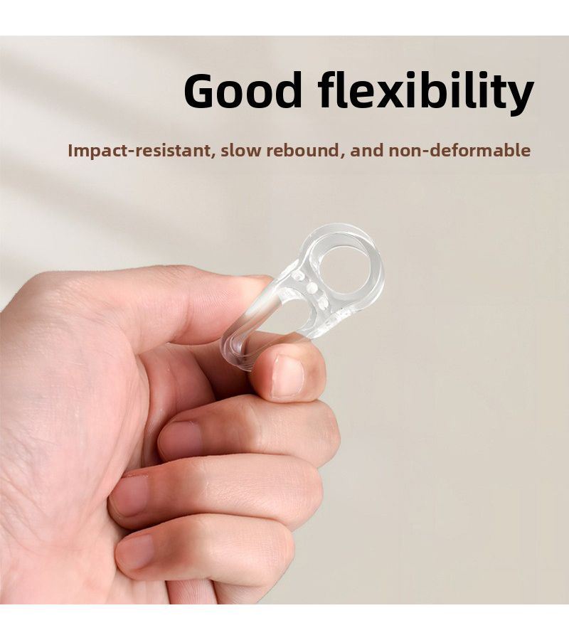 12 Pack Transparent Door Bumpers Anti Collision Silent No Drill Installation - Image 5