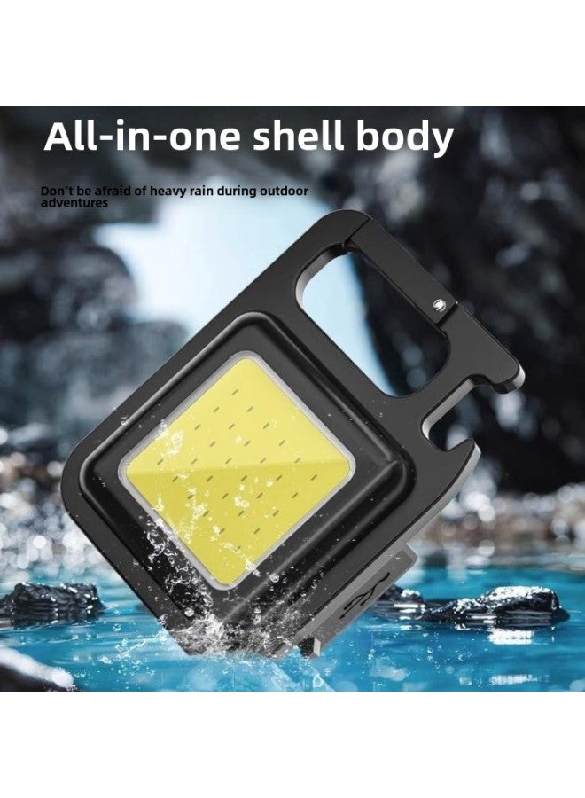 Multi-function Key Chain Portable Light Mini Work Light Strong Light Led Outdoor Small Flashlight Portable Super Bright Life-Product Specifications:39800k High Brightness 【1000 Capacity】 12 Hours Of Battery Life - Image 5