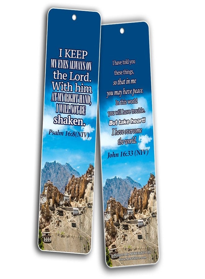 NewEights Bible Verses Bookmarks (60-Pack) - Daily Motivational Card Set - Collection Set Book - Ideal Giveaway for Church Members - Image 4