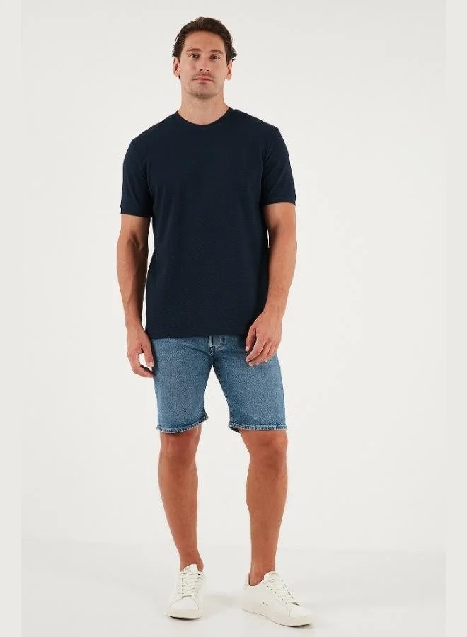 Buratti Buratti Stretch Cotton Slim Fit Crew Neck T Shirt Men's T-Shirt 5902639