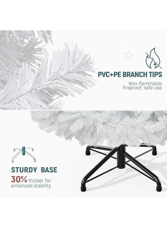 NIBEMINENT Christmas Tree white Christmas Tree Artificial Christmas Pine Tree Holiday Party Decoration for Home, - Image 5