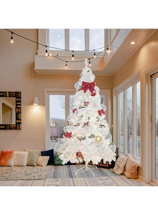 NIBEMINENT Christmas Tree white Christmas Tree Artificial Christmas Pine Tree Holiday Party Decoration for Home, - Image 4
