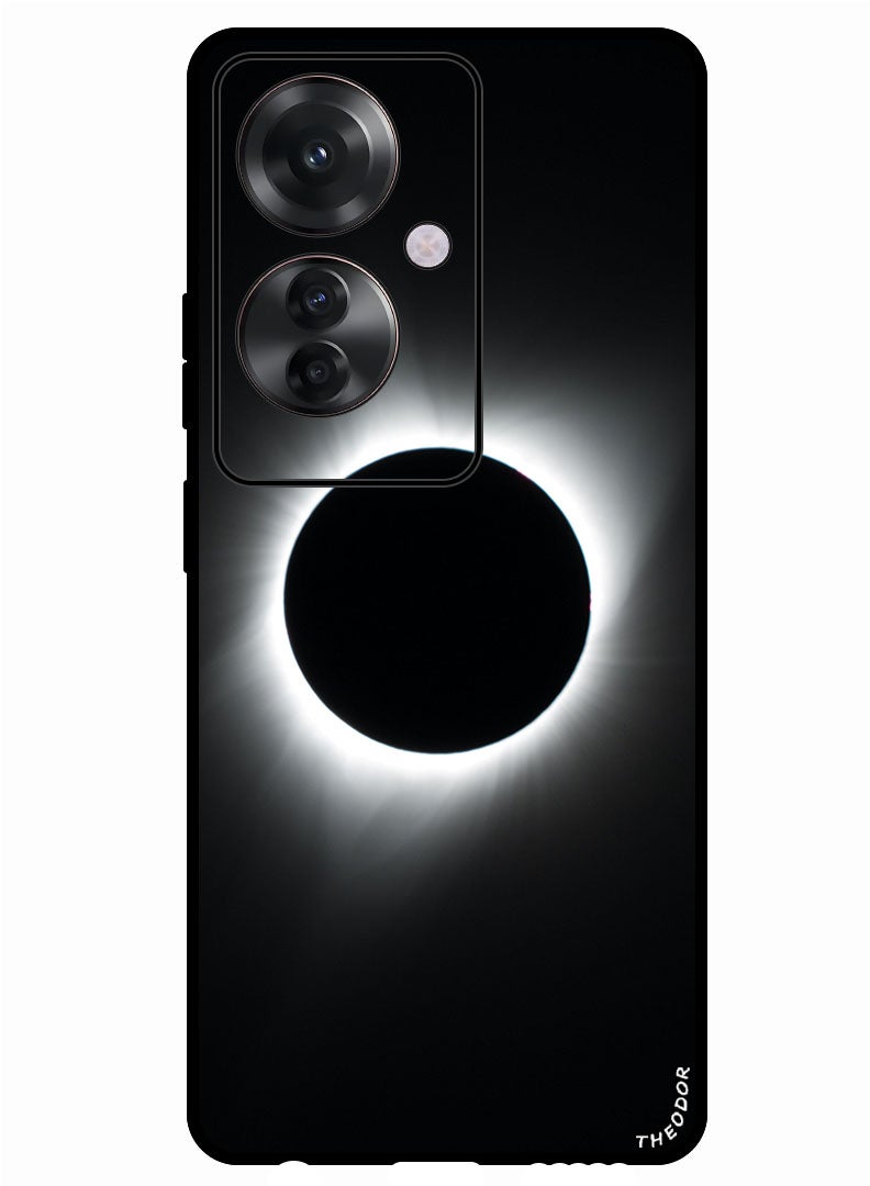 Theodor Protective Case Anti Scratch Shock Proof Bumper Cover For Oppo F25 Pro eclipse_moon_night - Image 1
