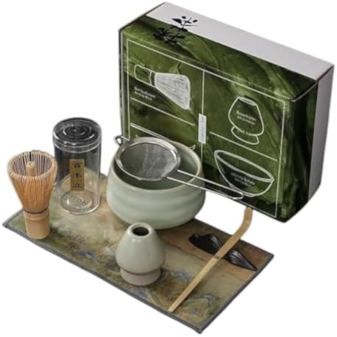 Paraful Matcha Tea Set  Matcha Bowl And Whisk Set Starter Kit For Japanese Tea Ceremony