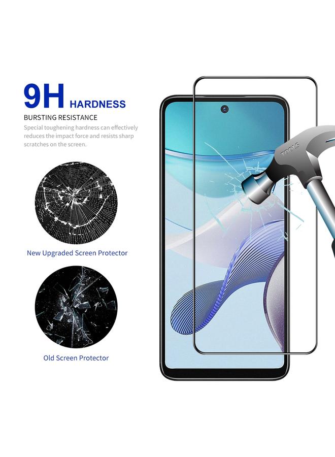 إنكاي جراب لهاتف Motorola Moto G73 / G Power 2023، 10 قطع من غشاء زجاجي مقوى من الألومنيوم والسيليكون عالي الجودة بالغراء الكامل - Image 2