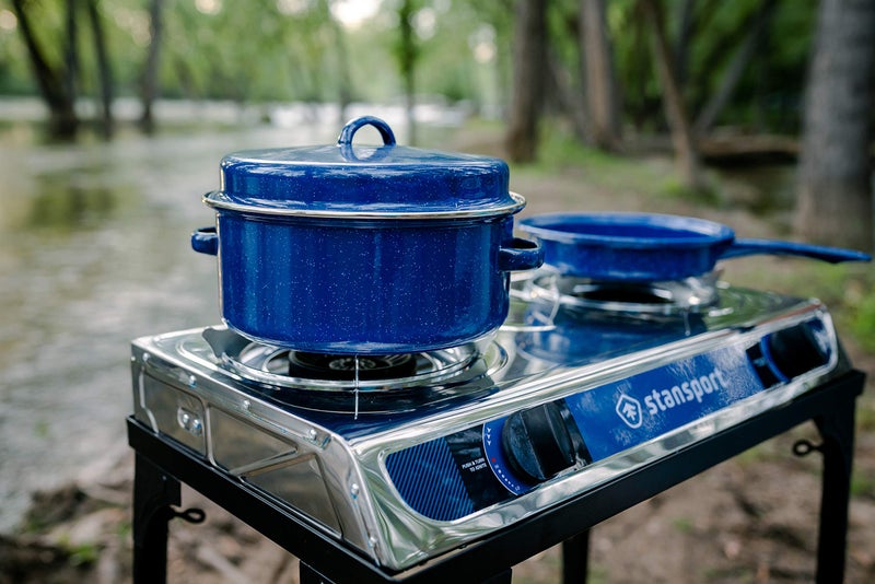 Stansport Gourmet Propane Stove with Stand - Image 5