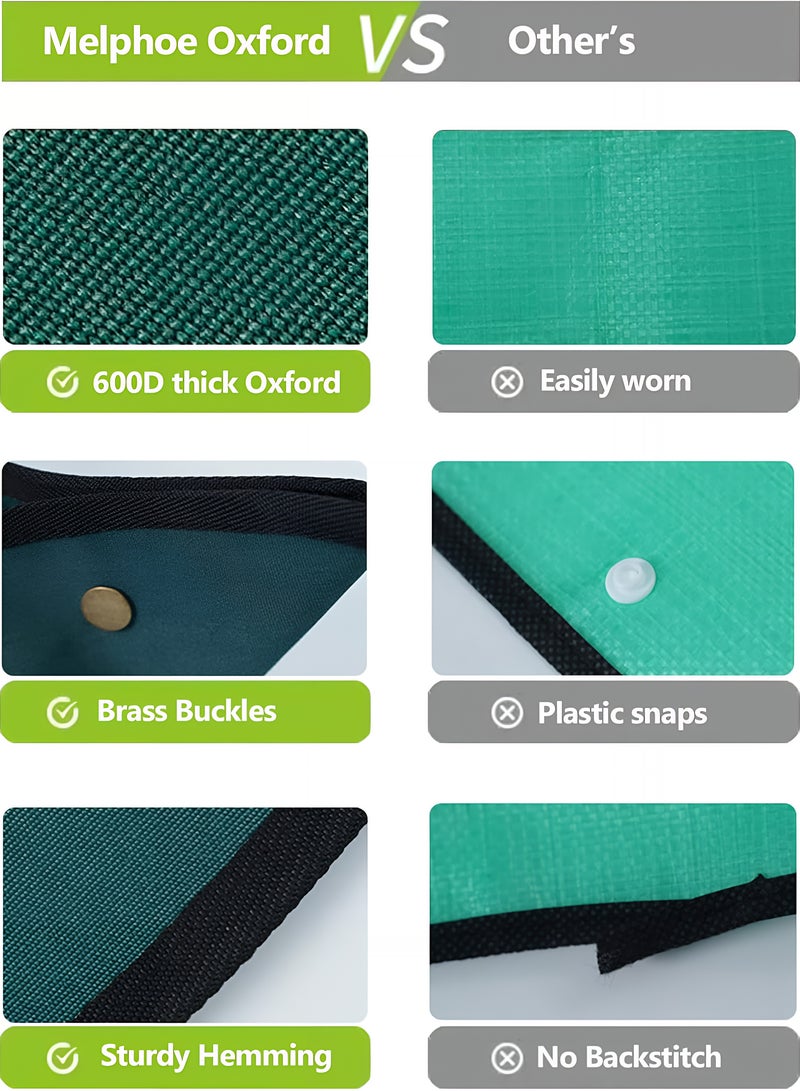 ALMiHomi Extra Large Plant Repotting Mat 110×75cm – Waterproof Gardening Mat for Indoor Plants, Succulent Potting Tray, Foldable Gardening Tarp with Copper Buckles, Durable Oxford Cloth - Image 2