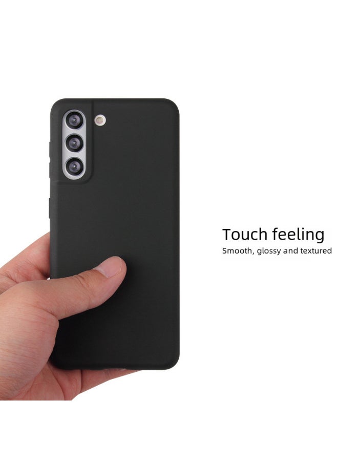 Applicable To Samsung S21plus Mobile Phone Case All-inclusive S20ultra Candy Frosted Tpu Protective Case A725G Soft Case-Color:Pink-Applicable Model:S21 Ultra