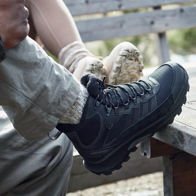 Merrell Men's Speed Strike 2 Thermo Mid Waterproof Boot, Rock, 10.5 - Image 2