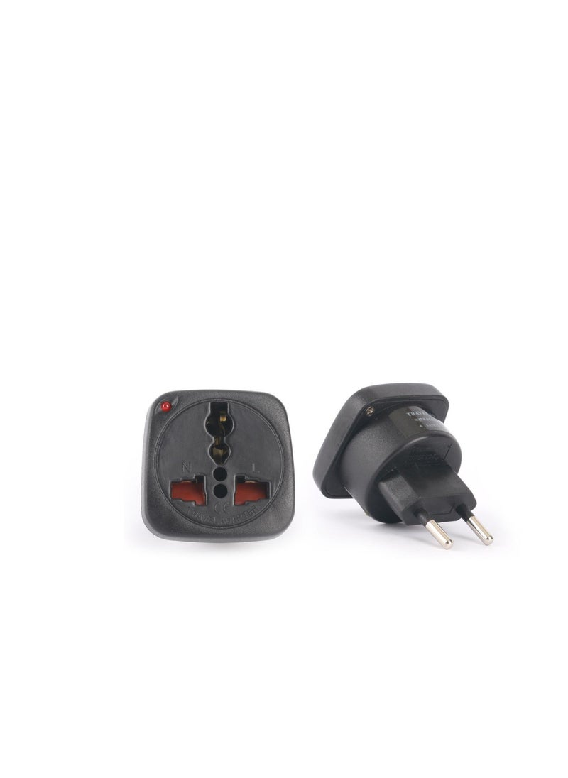 Terminator Terminator travel adaptor 2RP to universal (black) TL 12B 