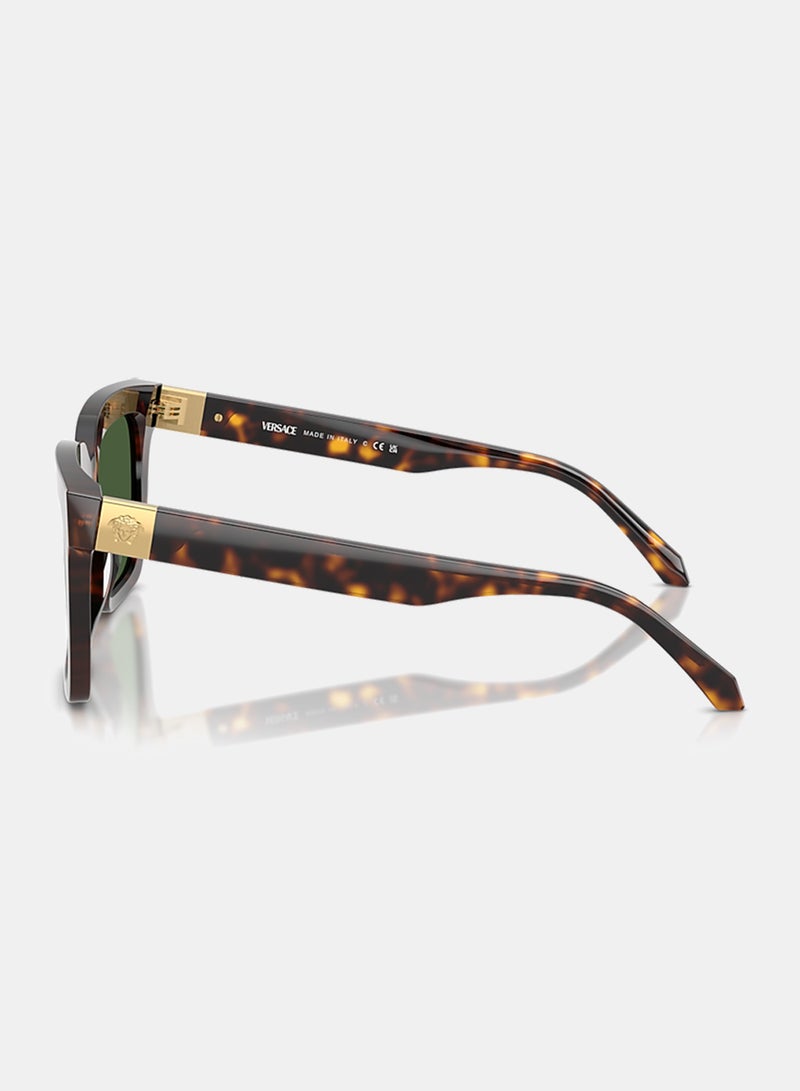 VERSACE Women Women Full Rim Square Sunglasses 0VE4498 55 - Image 3