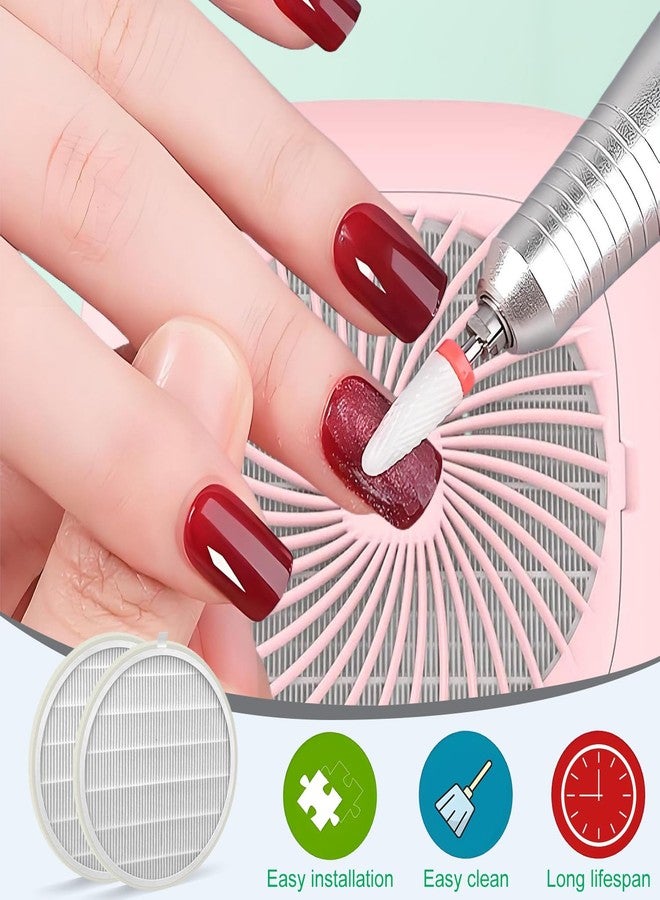 Slirceods Air Filter Replacement Compatible with MelodySusie Nail Dust Collector Replacement Filter, Models DR-3011,(3HEPA+60 Sheets Filter Paper) - Image 4