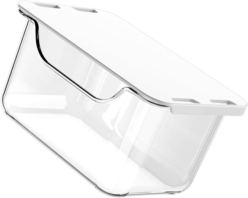 Clear Wall Mount Cosmetic Organizers with Slide Out Drawer Ideal for Small Space in Bathroom or Bedroom Pet Construction Clear Shower Planner - Image 1