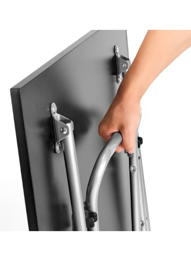طاولة قابلة للطي، سوداء، 67 × 67 سم - Image 5