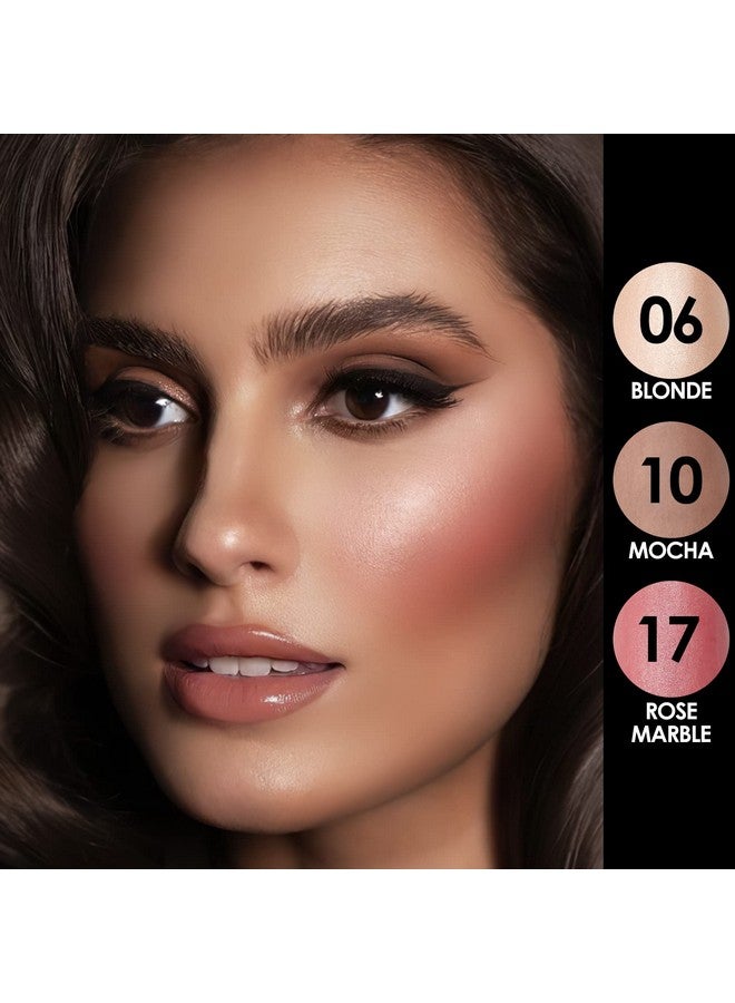 FOCALLURE 3 قطع عصي تحديد كريم بألوان مع هايلايتر و برونزر و بلاشر غير دهنية ومقاومة للماء لتحديد الوجه سهلة النحت للوجه وخلق مكياج نهائي خفيف متوسط - Image 3