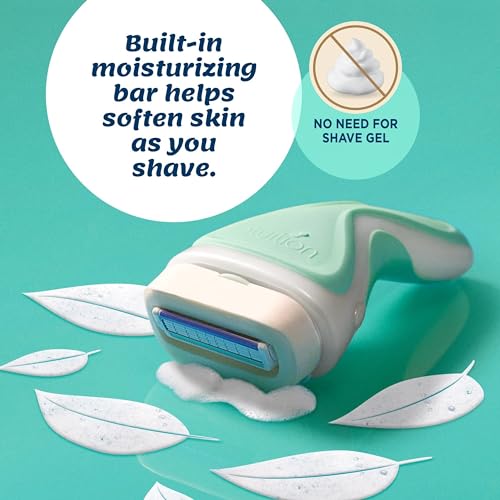 Intuition Schick Intuition Razors for Women with Sensitive Skin | 1 Razor & 4 Intuition Razor Blades Refill with Organic Aloe - Image 3