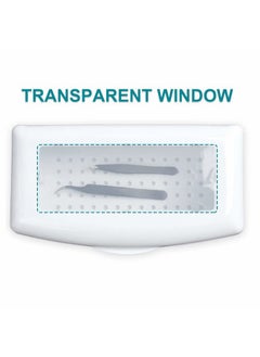 Saviland Nail Tool Sterilizer Box, Plastic Sterilization Tray for Tweezer, Eyelash Extensions, Nail Implement for Esthetician  - Image 3