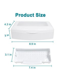 Saviland Nail Tool Sterilizer Box, Plastic Sterilization Tray for Tweezer, Eyelash Extensions, Nail Implement for Esthetician  - Image 4