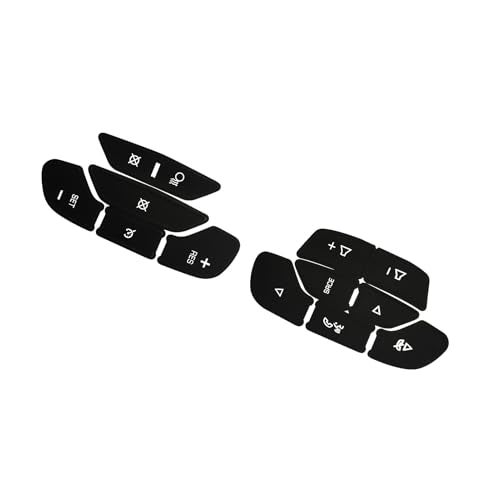 AtticZone Steeing Wheel Dash Button Repair Kit Stickers Decals Compatible with GM GMC Yukon Acadia Sierra, Chevrolet Silverado Tahoe Suburban 2006-2014, 2Pcs - Image 5
