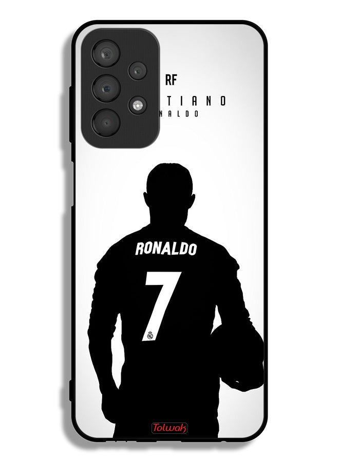 Tolwak Samsung Galaxy A23 4G Protective Case Cover Cristiano Ronaldo Mask - Image 1