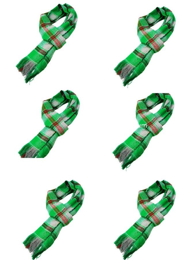 كوفيه عيد الميلاد أخضر 180*30 سم 