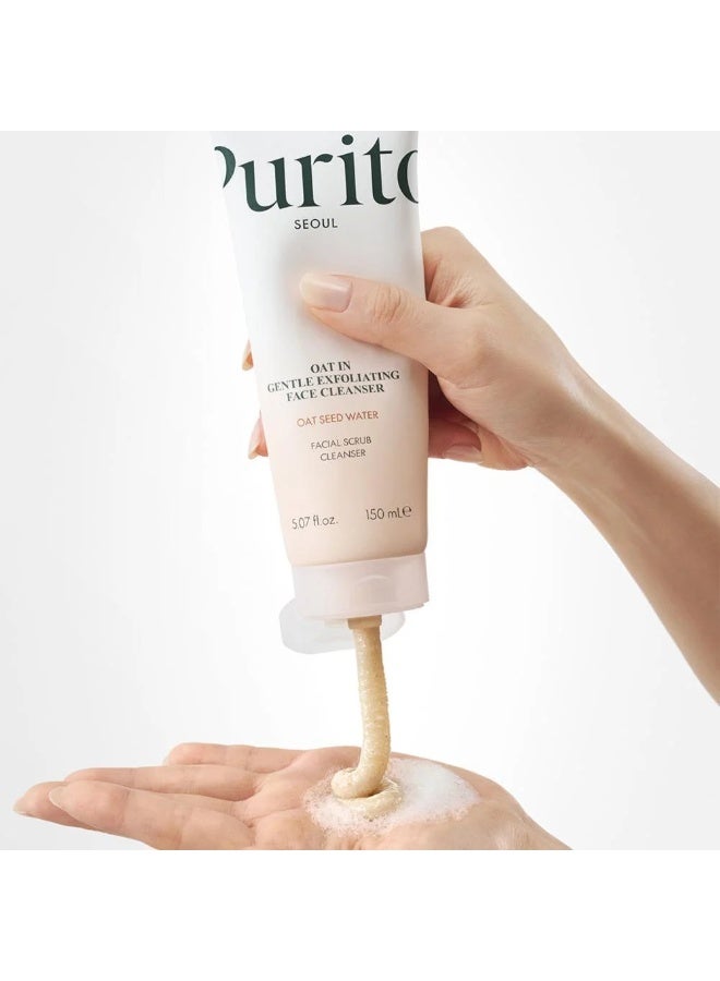 PURITO Instant Radiance for Sensitive Skin Purito Seoul 2-in-1 Oat-In Gentle Exfoliating Face Cleanser - 150ml - Image 3