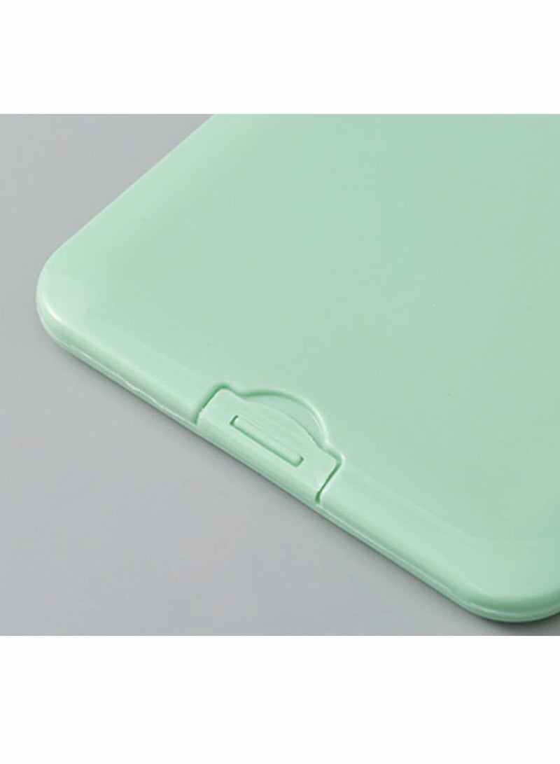 Y&D Portable Dustproof Face Mask Holder Storage Container Plastic Seal Box Case Box, 2 Pcs Masks Clip Keeper Organizer - Image 5